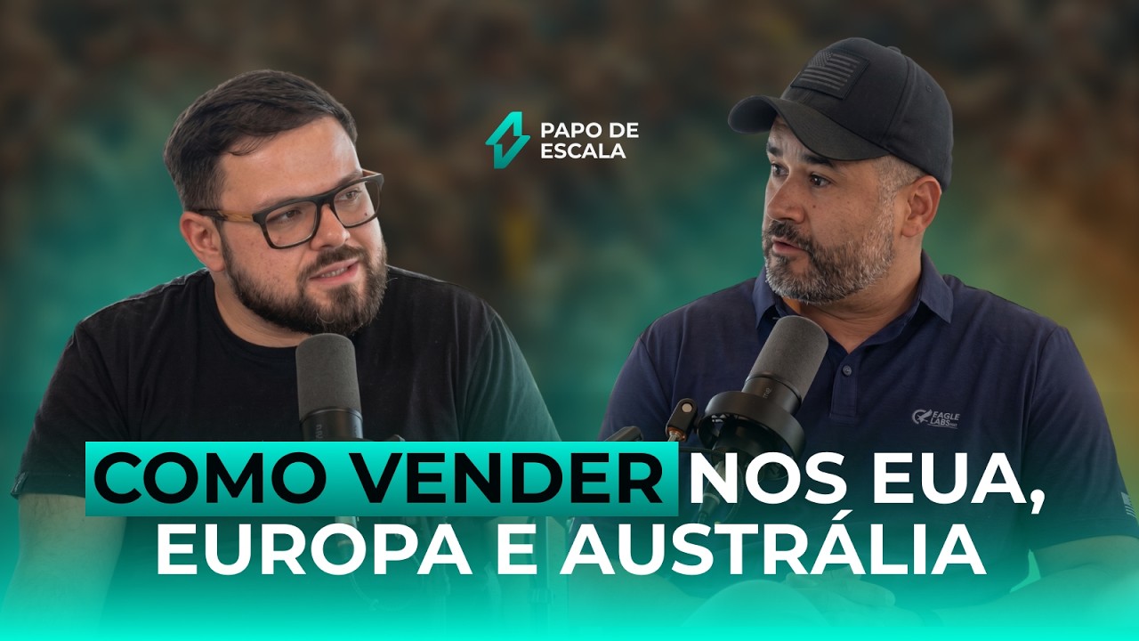 Entrevistado no podcast Papo de Escala sobre como construir uma marca global vendendo em dólar